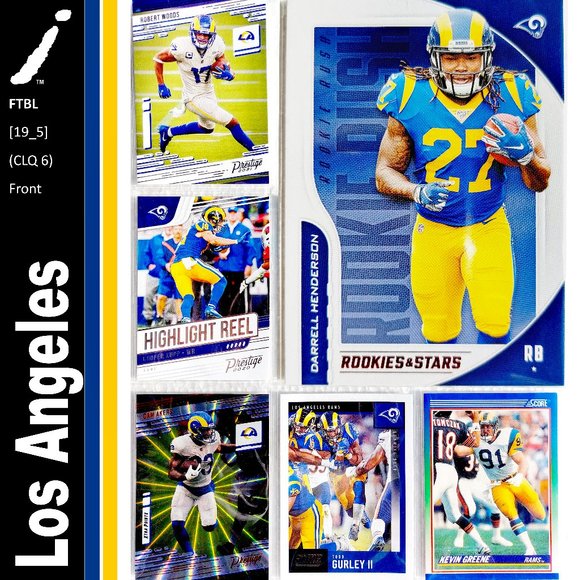 Panini Other - Los Angeles Rams 6 Card Lot - FTBL [19_5]